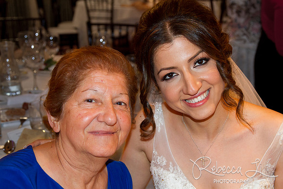 Mother and the Bride at the end of the banquet