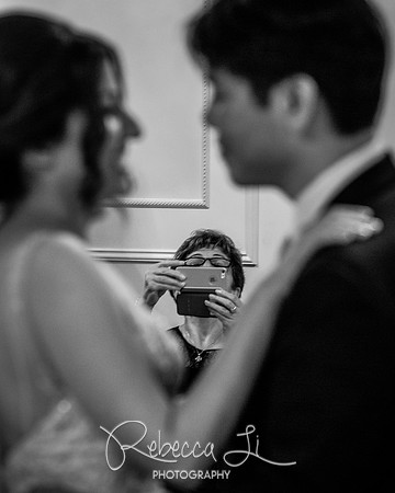 Photo bomb at the First Dance